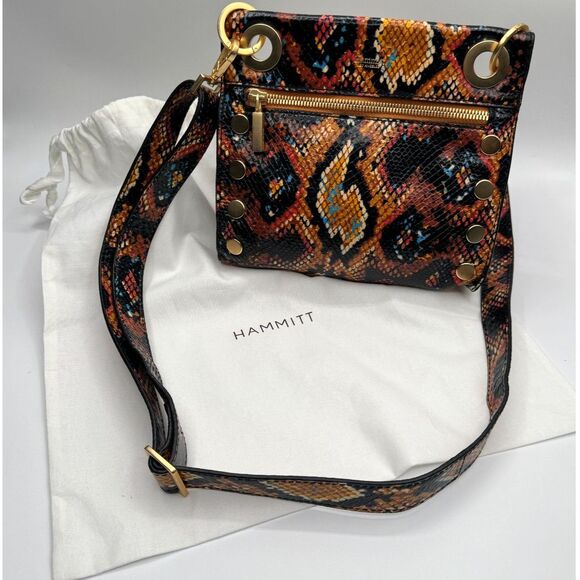 Hammitt Tony Small Crossbody– Botanical Snake Print– Excellent Cond - Ships Free - Picture 13 of 15